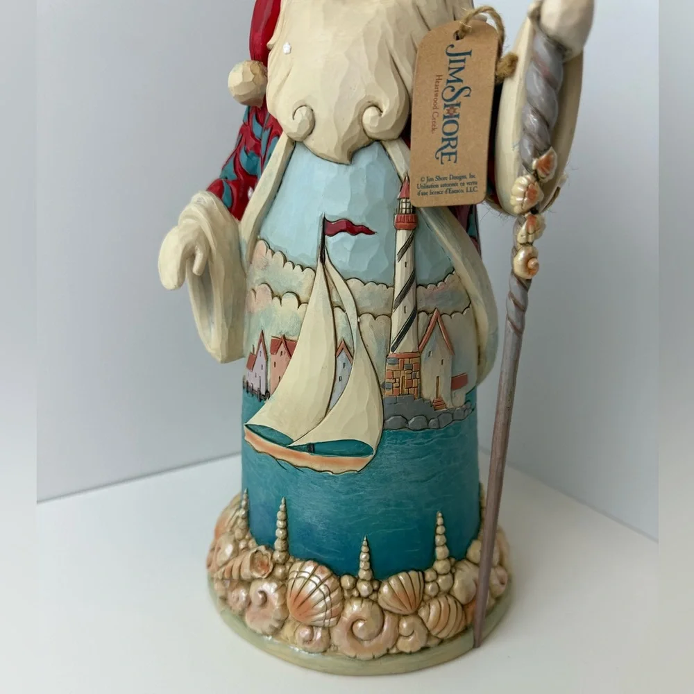 Jim Shore Heartwood Creek Sailing Santa Coastal Christmas Figurine w/ Tag NO BOX
